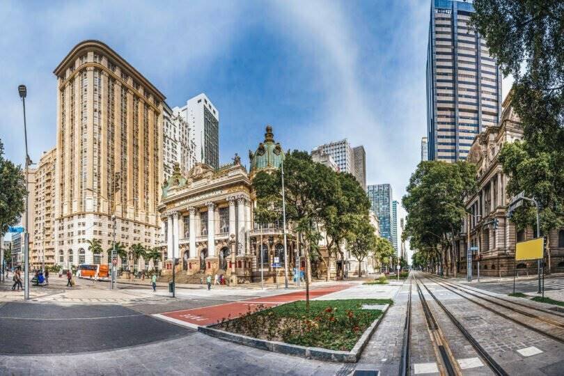 Teatro Municipal na Cinelândia