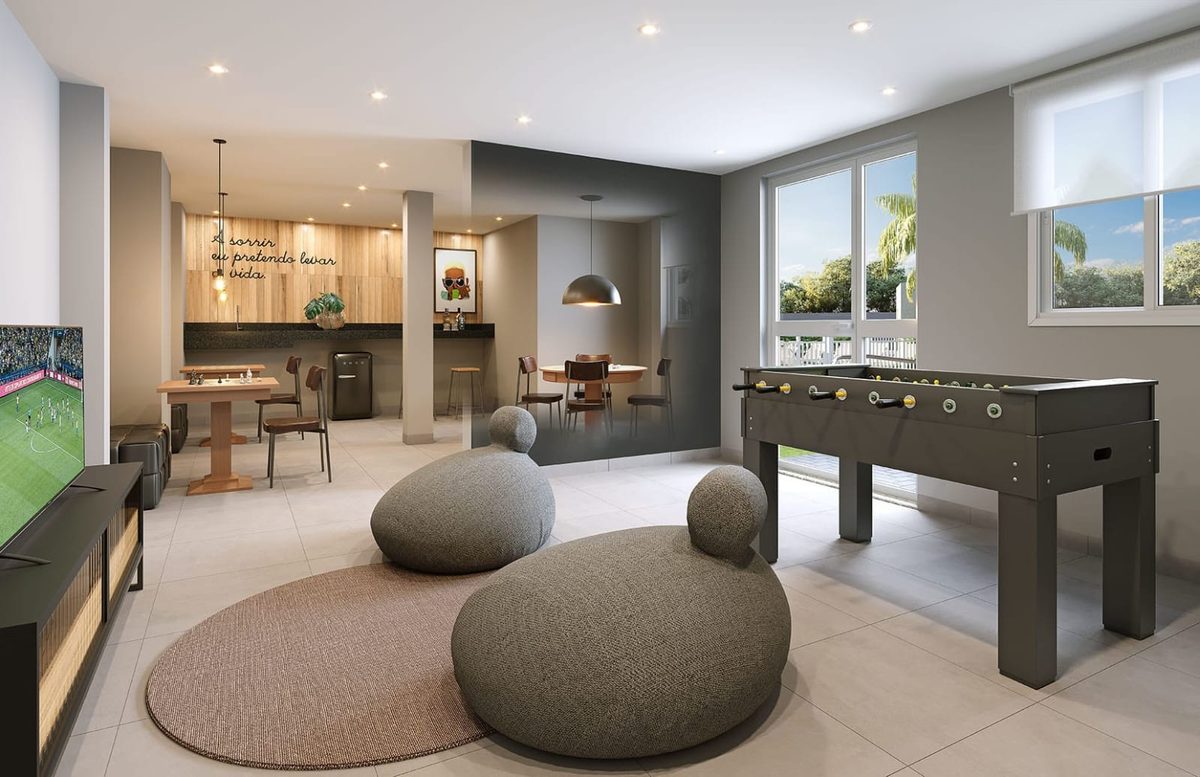 Espaço gourmet do Residencial Cartola